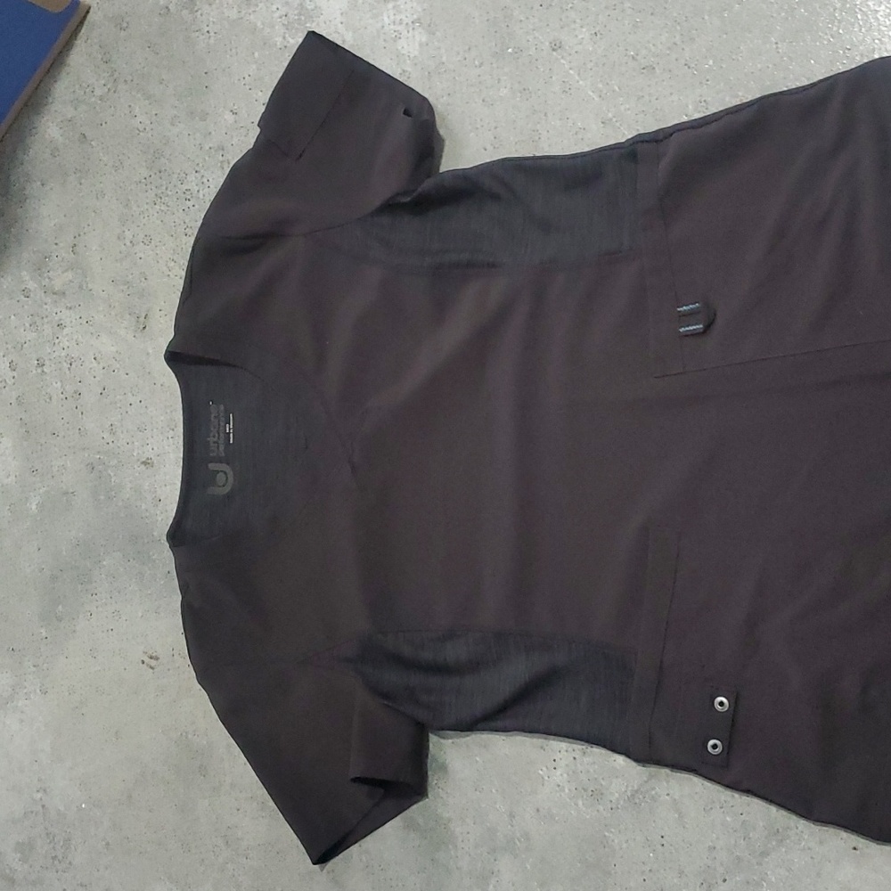 Black scrub top